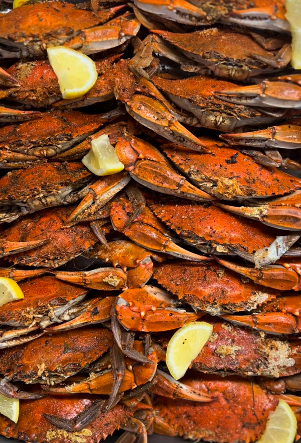 N.C. Steamed Blue Crabs - #1 Jimmies (Larger Males)